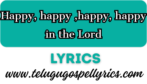 Happy In The Lord