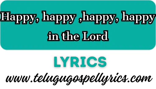 Happy In The Lord