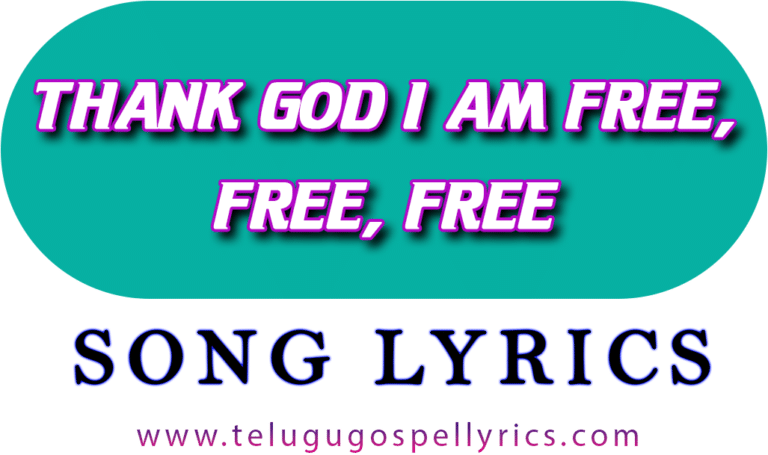 Thank God I Am Free