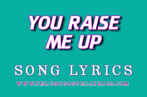 You Raise Me Up