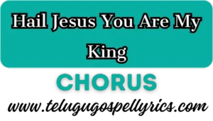 Hail Jesus You Are My King