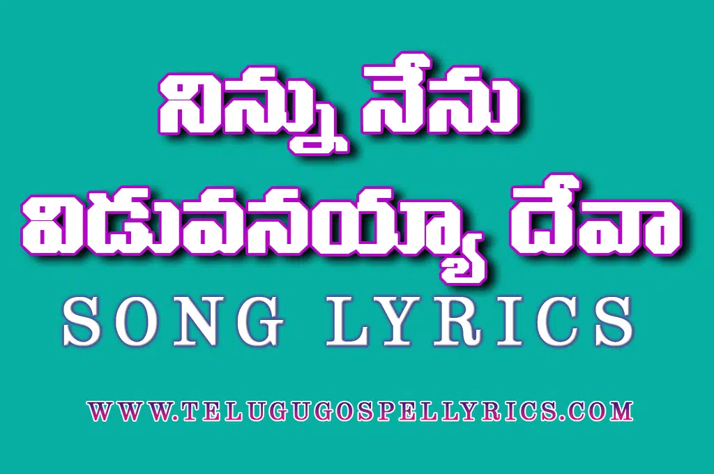 Ninnu Nenu Viduvanayya