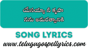 Yesayya Ni Krupa