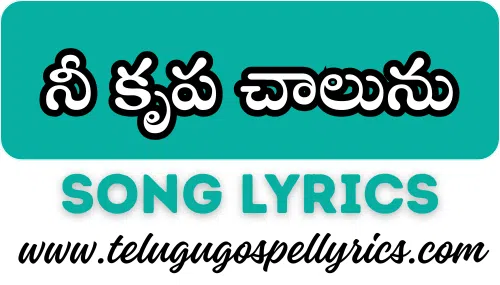 Nee Krupa Chalunu