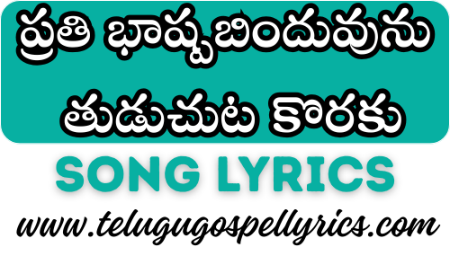 Prathi Bashpa Bindhuvunu