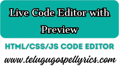 Live Code Editor