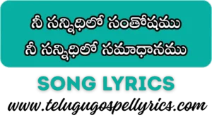 Nee Sannidhilo Samthosamu