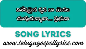 Visheshamaina Krupa Naa Yedala