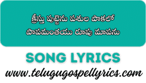 Kreesthu Puttenu Pashula Paakalo