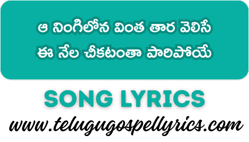 Aa Ningilona Vintha Thaara Velise