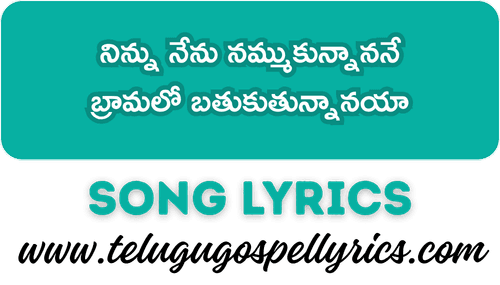Ninnu Nenu Nammukunnanane Song Lyrics
